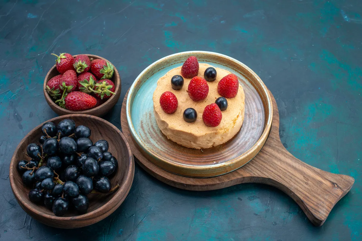 Cheesecake cu fructe de pădure la Airfryer