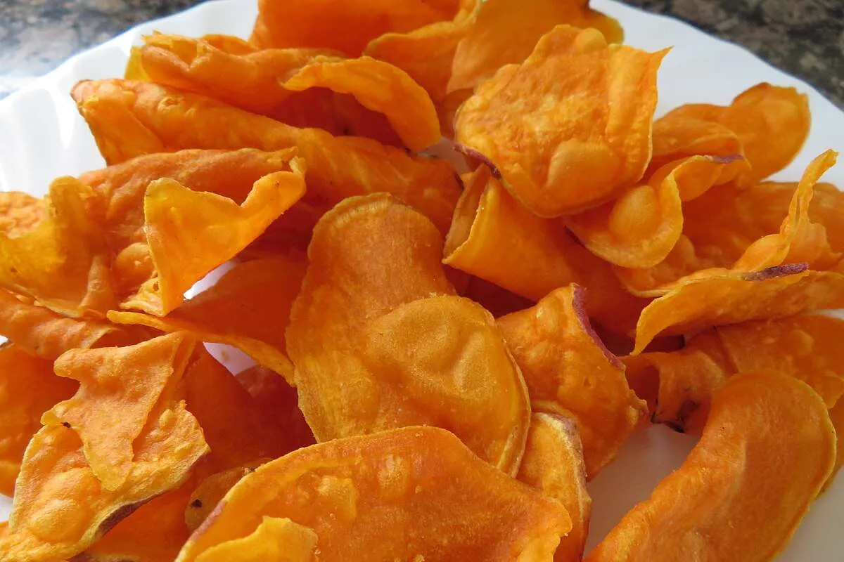 Chipsuri de morcov cu condimente la airfryer