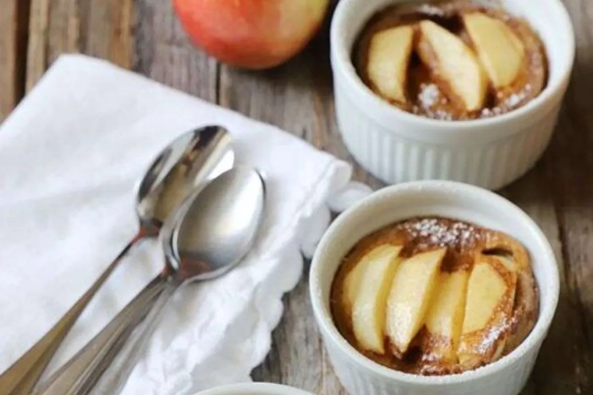 Desert cu mere și scorțișoară la Airfryer