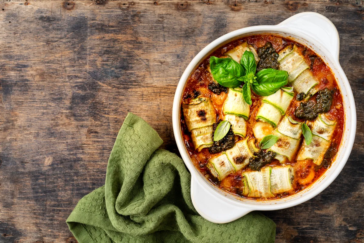Lasagna de dovlecei cu ricotta