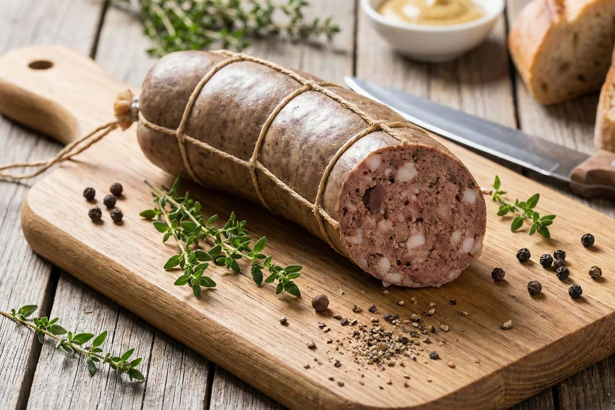 Lebăr de casă cu cimbru și piper, fin și aromat