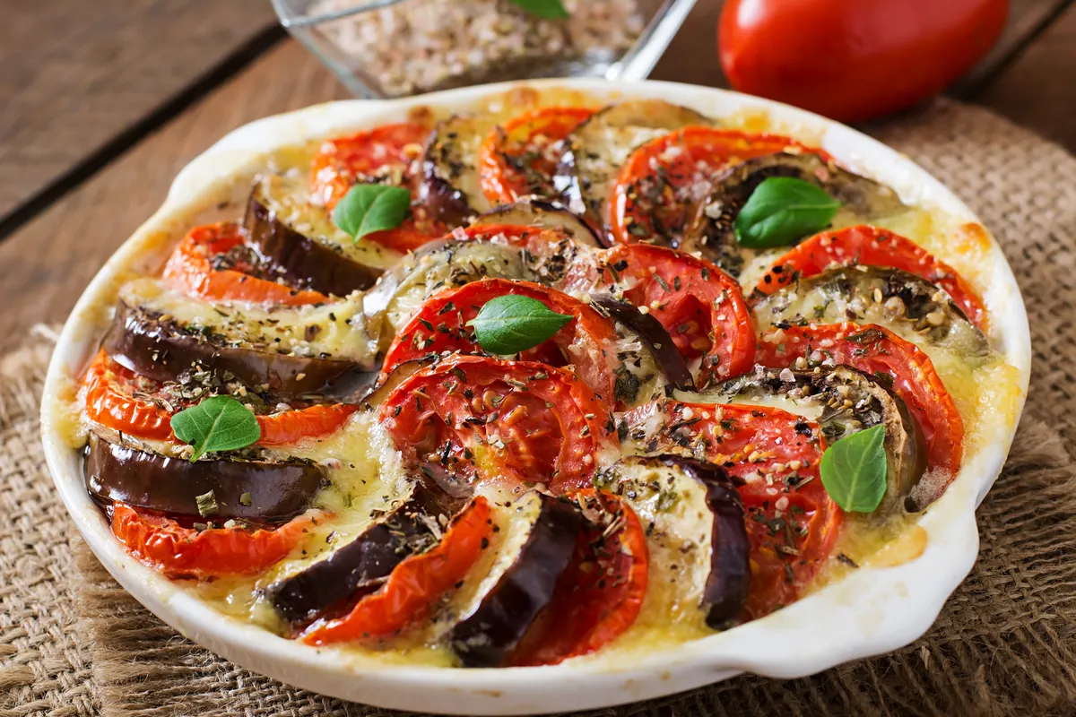Ratatouille cu legume proaspete la cuptor