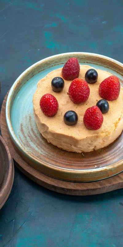 Cheesecake cu fructe de pădure la Airfryer
