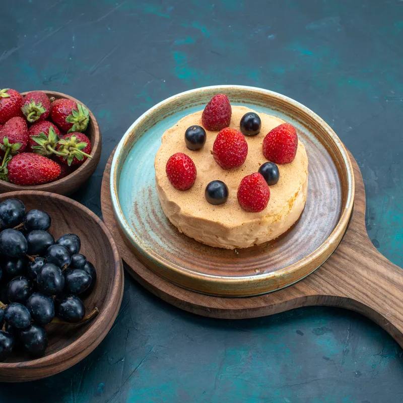 Cheesecake cu fructe de pădure la Airfryer