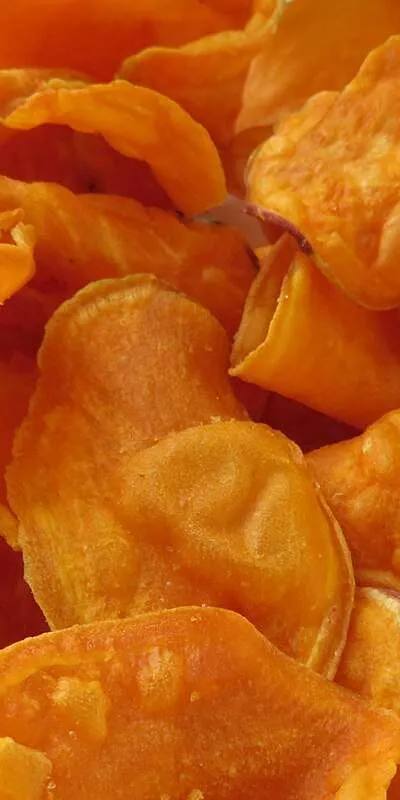 Chipsuri de morcov cu condimente la airfryer