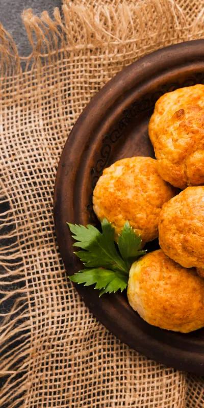 Crochete delicioase de brânză mozzarella la Airfryer