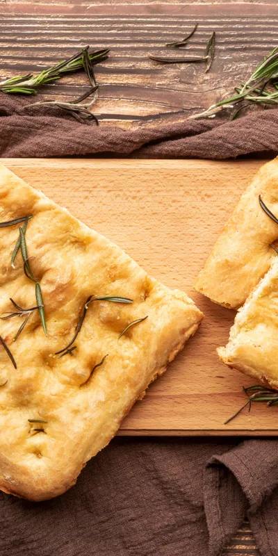 Focaccia aromată la airfryer