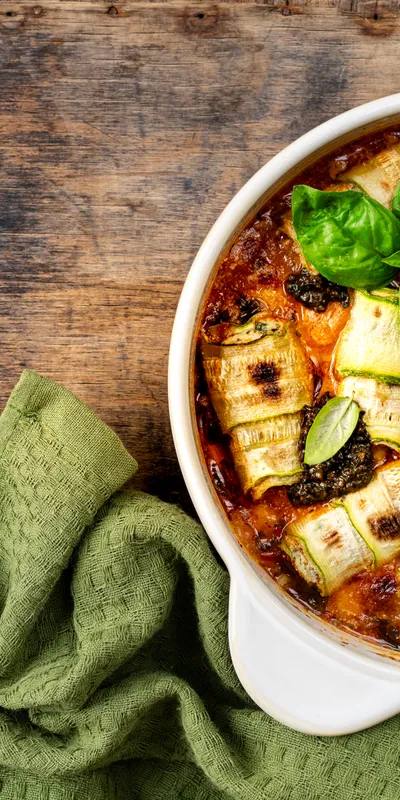 Lasagna de dovlecei cu ricotta
