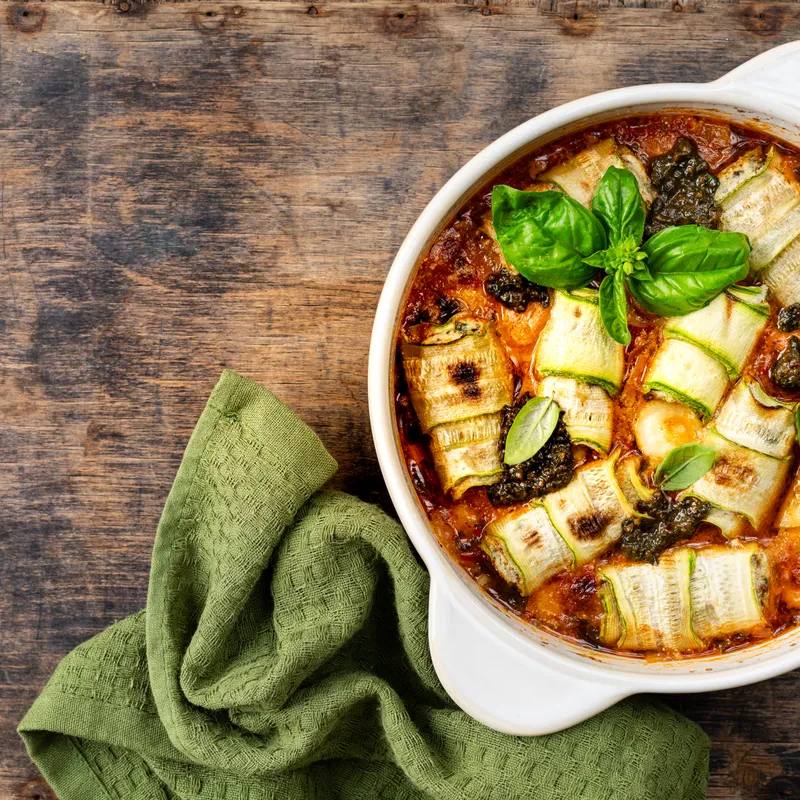 Lasagna de dovlecei cu ricotta