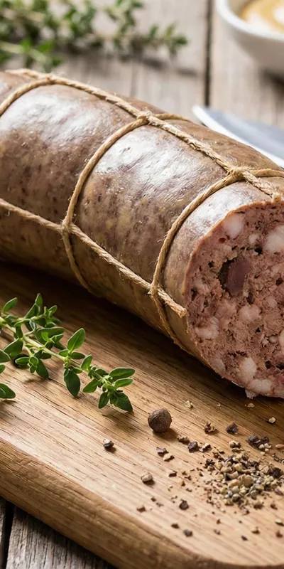 Lebăr de casă cu cimbru și piper, fin și aromat