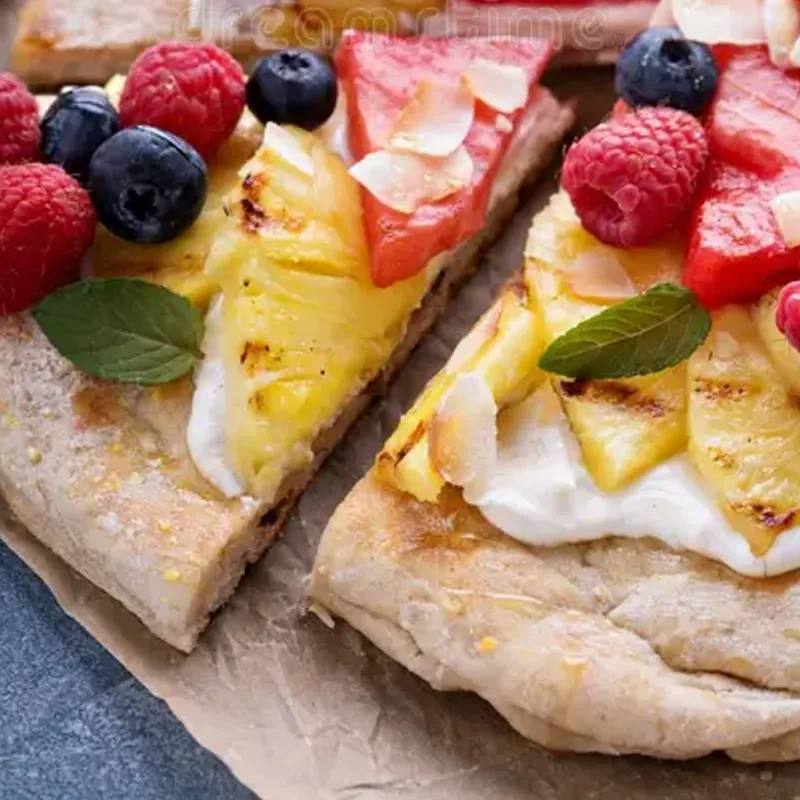 Mini-pizza cu fructe la Airfryer