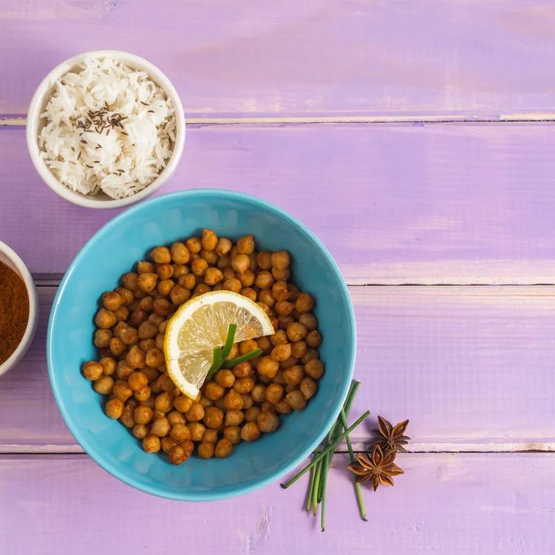 Năut crocant cu boia afumată la Airfryer