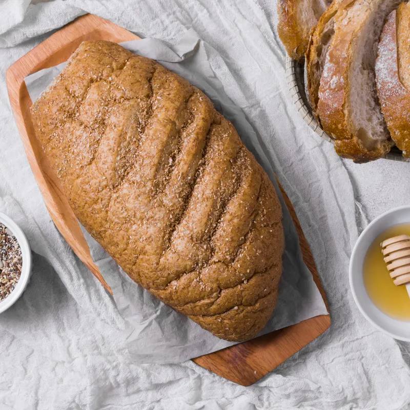 Pâine pufoasă pregătită acasă în airfryer