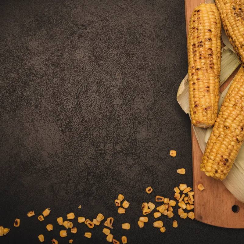 Porumb copt cu unt și condimente la air fryer