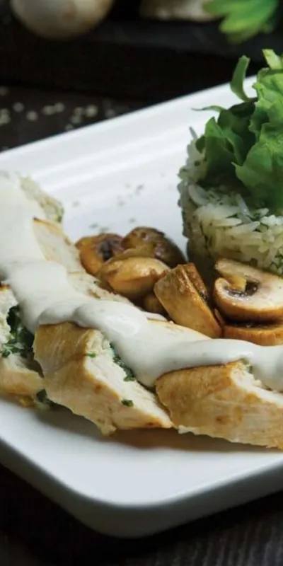 Pui cremos cu smântână gătit la Airfryer