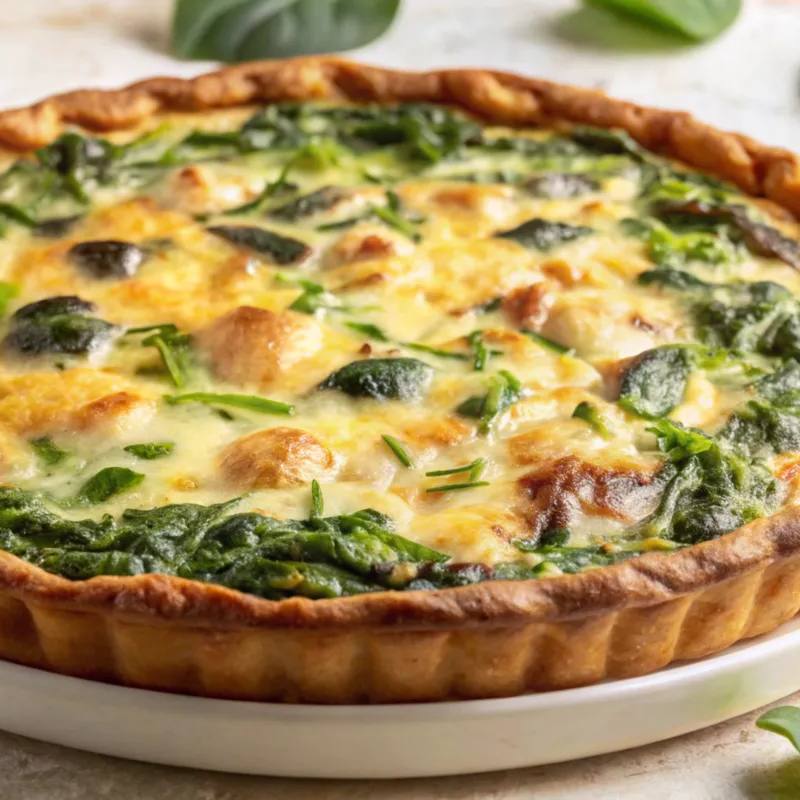 Quiche cu broccoli și brânză