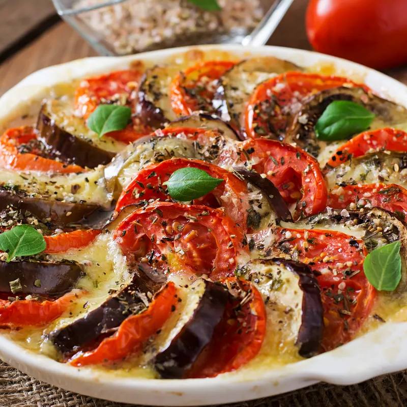 Ratatouille cu legume proaspete la cuptor