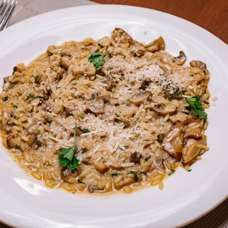 Risotto cu ciuperci și parmezan