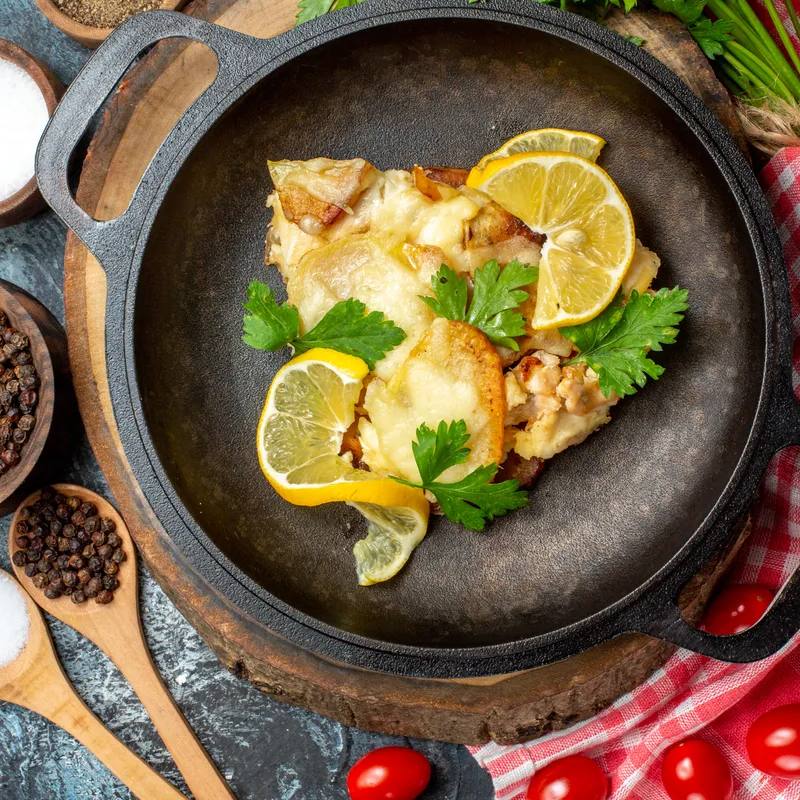 Șalău la airfryer cu lămâie și ierburi, fraged și rapid