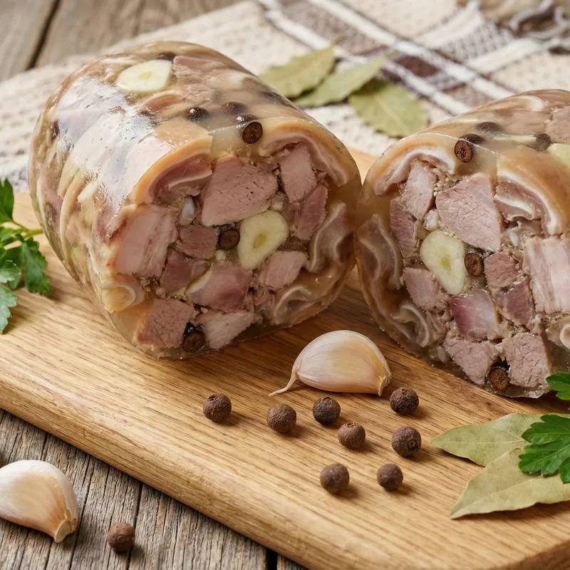 Tobă de casă cu usturoi și ienibahar, bine legată și aromată